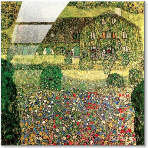 구스타프 클림트 - Country House by the Attersee