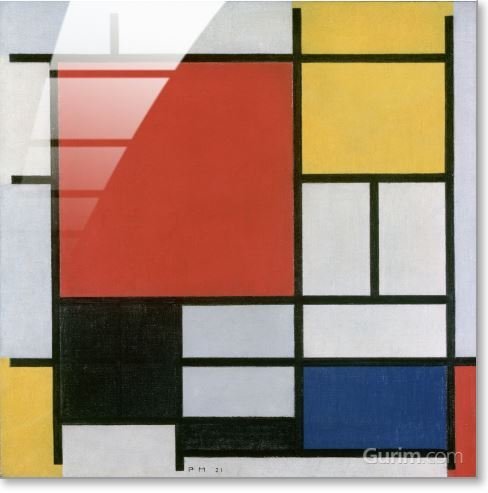 피에트 몬드리안 - Composition En Rouge, Jaune, Bleu