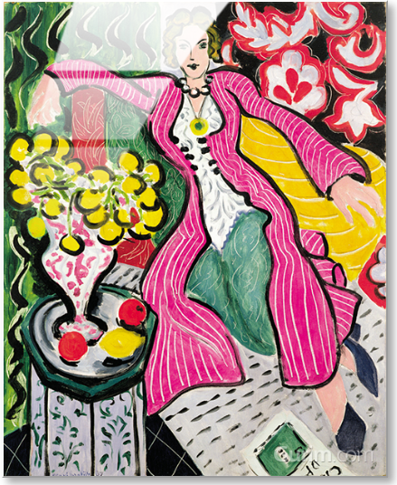 앙리 마티스 - Woman In a Purple Coat(1937)