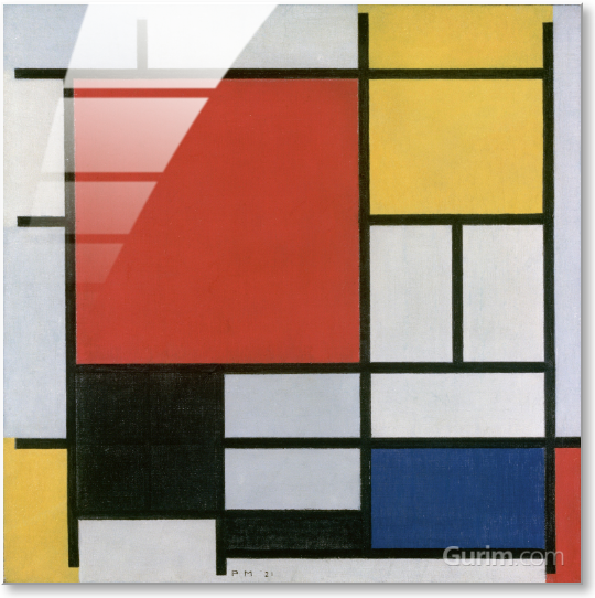 피에트 몬드리안 - Composition En Rouge, Jaune, Bleu