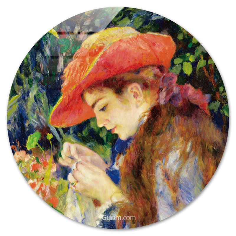 피에르 오귀스트 르누아르 - 바느질하는 마리 테레즈 뒤랑 뤼엘