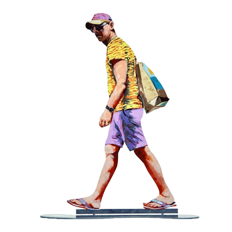 데이비드 걸스타인 - Walker With Baseball Cap