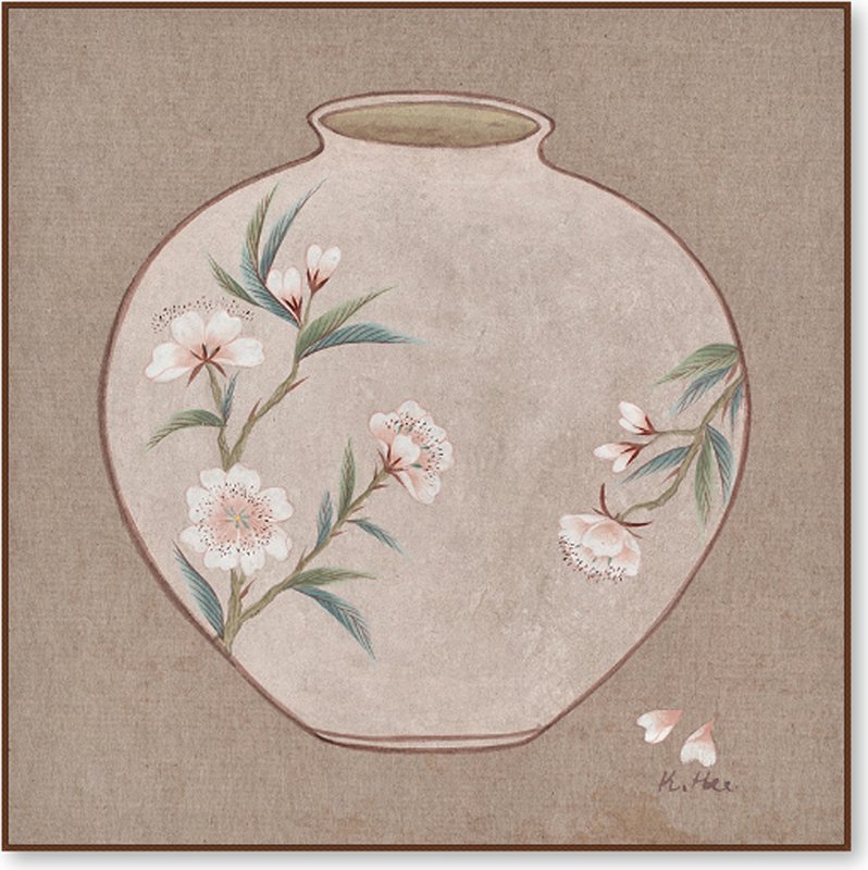 김경희 - 달항아리_벚꽃 Ⅱ