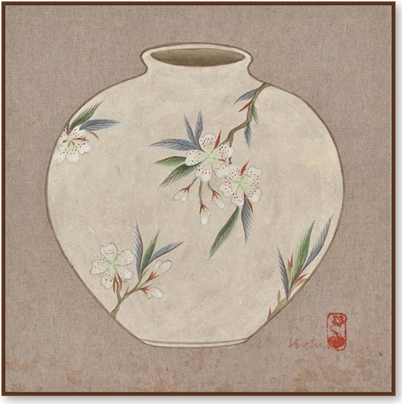 김경희 - 달항아리_벚꽃 Ⅲ