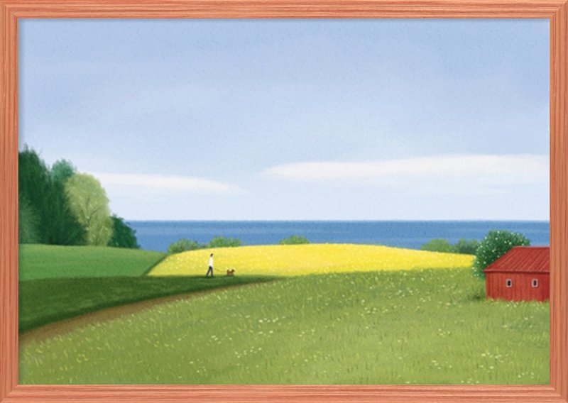 프롬메이 박지영 작가 - 유채꽃이 핀 풍경