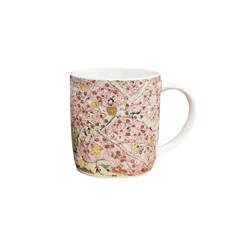 이왈종 - 머그컵 (핑크)