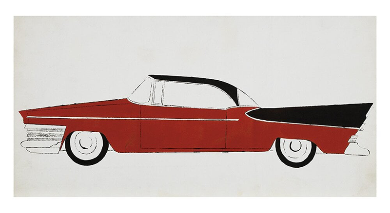 앤디 워홀 - Car, C.1959 (Red)