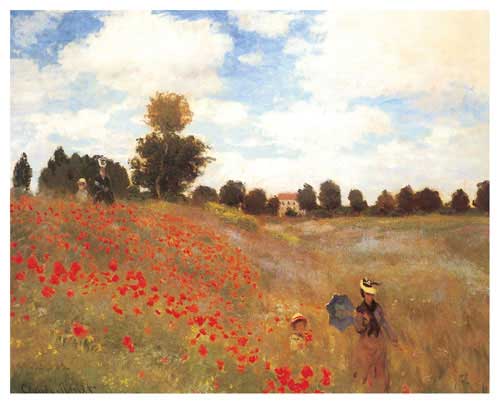 클로드 모네 - Poppy Field At Argenteuil