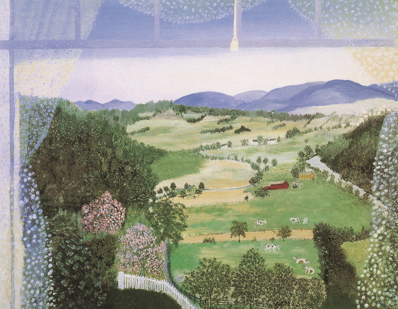 그랜마 모지스 - 창가에서 본 후식 밸리