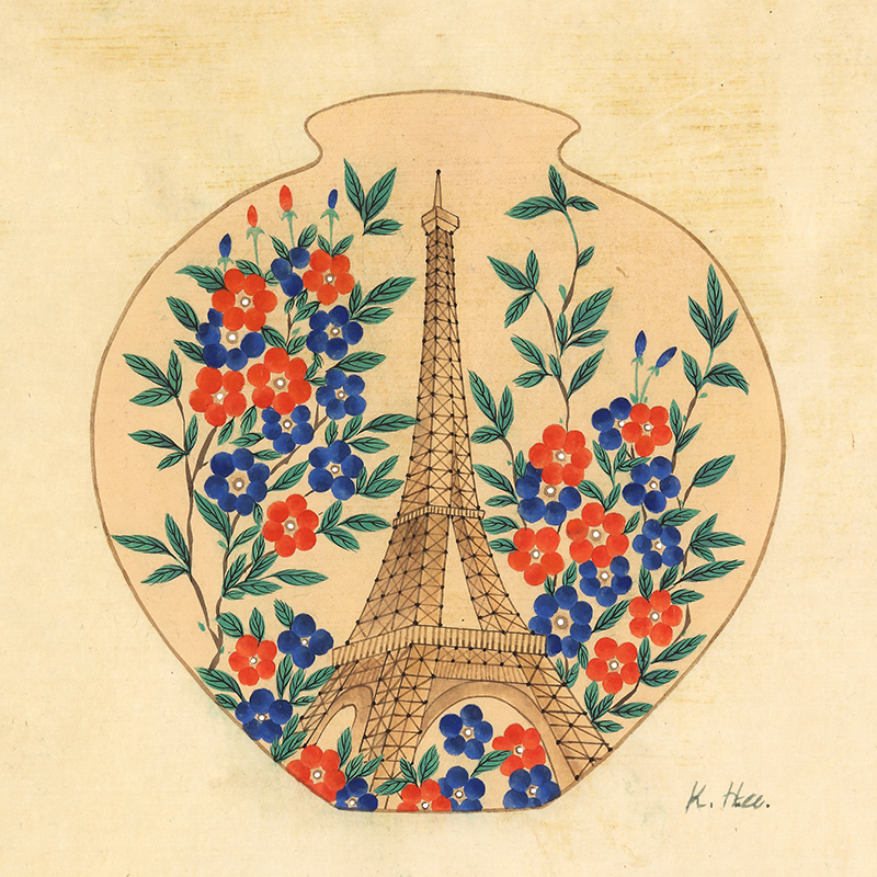 김경희 - 달항아리-동서양의 조화 Ⅰ