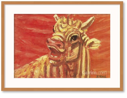 이중섭 - 황소, 1954