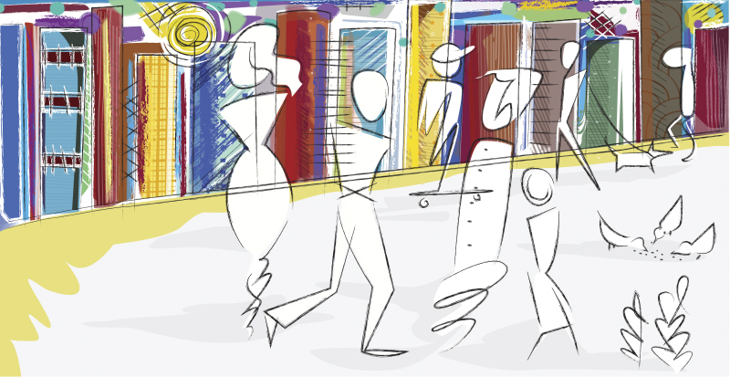 세라 스티븐슨 - Figurative Abstract