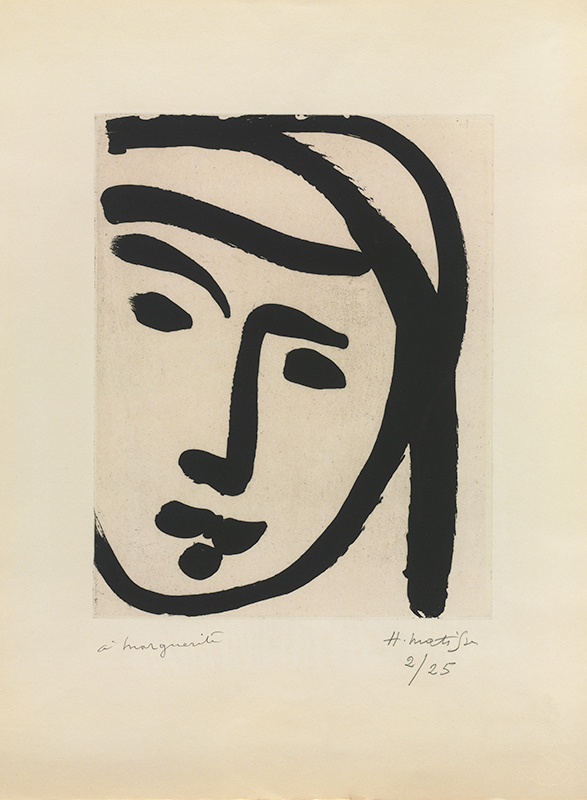 앙리 마티스 - Bedouin Woman with Large Face