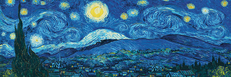 빈센트 반 고흐 - Starry Night Panorama