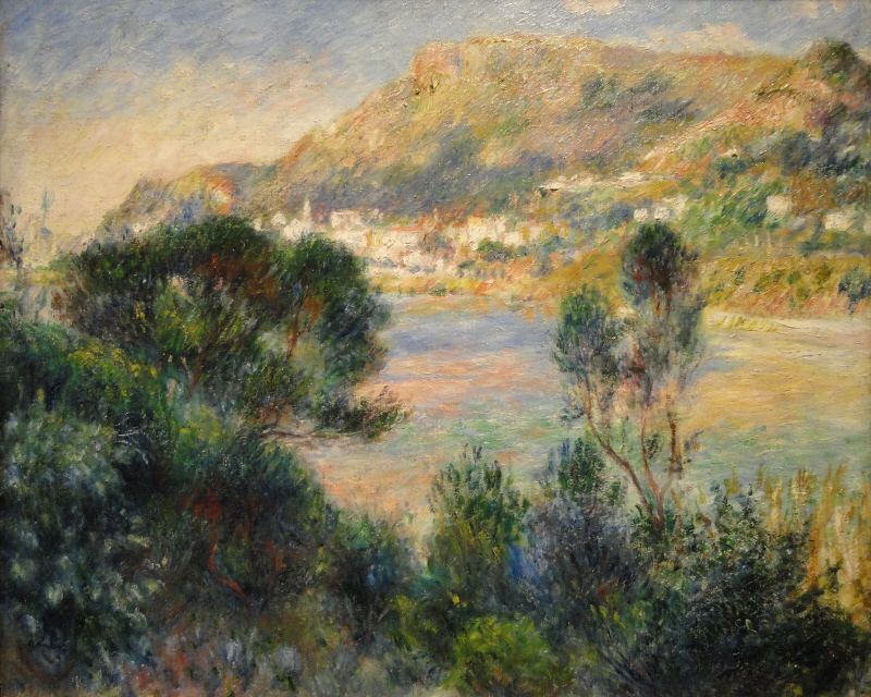 피에르 오귀스트 르누아르 - View From Cap Martin of Monte Carlo, 1884 