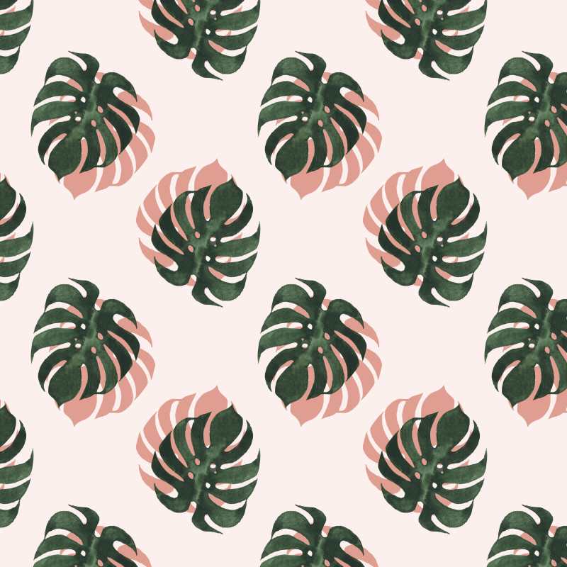 제니퍼 골드버거 - Monstera Pattern II