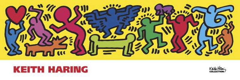 키스해링 - Untitled, 1987