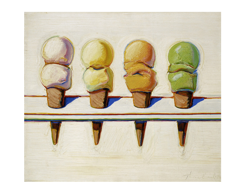 웨인 티보 - Four Ice Cream Cones