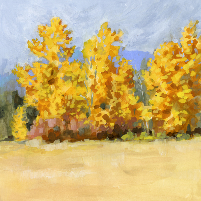 빅토리아 보르헤스 - Golden Aspen Trees I