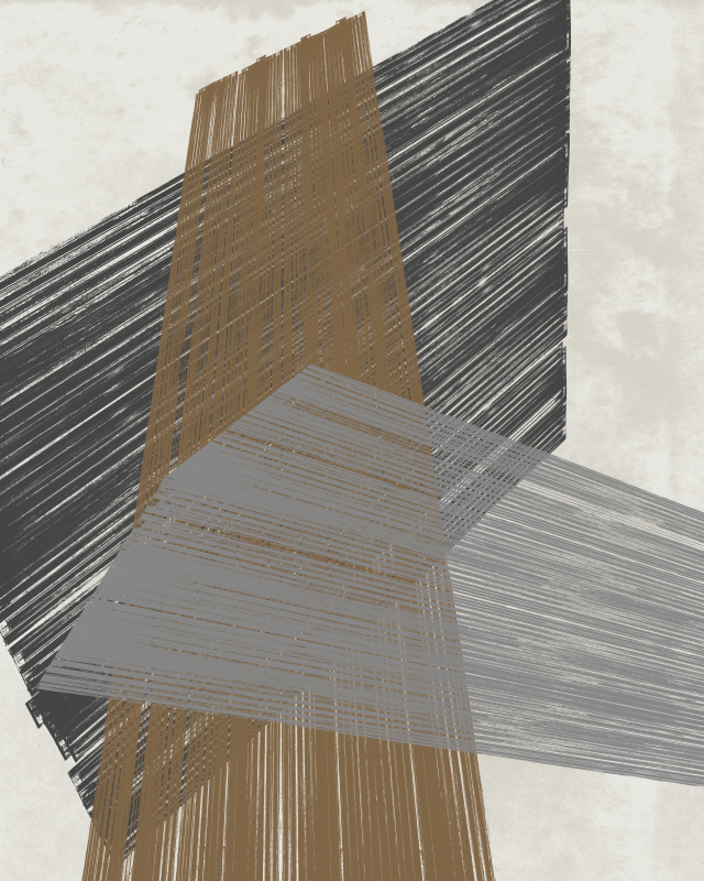 제니퍼 골드버거 - Triangle Stripes II