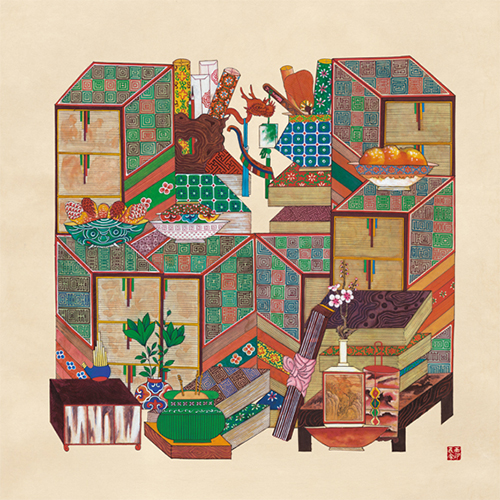 민화가인 - 문방도 S3