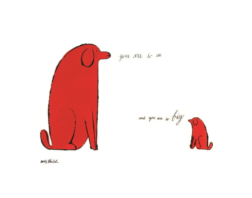 앤디 워홀 - You Are So Little and You Are So Big, C. 1958