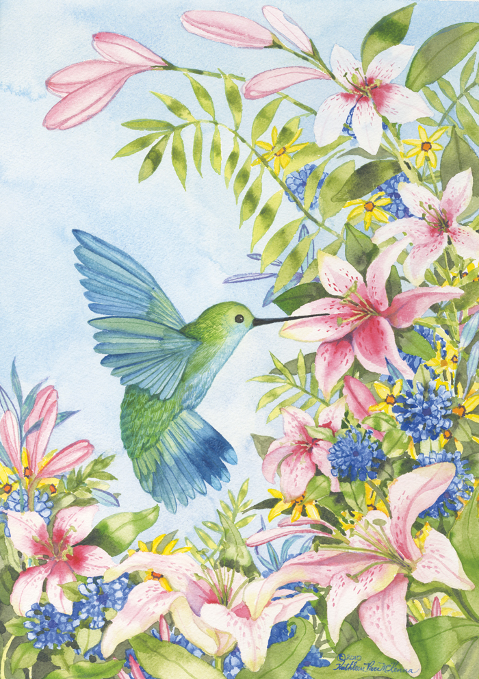 캐스린 파 멕케나 - Pink Tiger Lilies