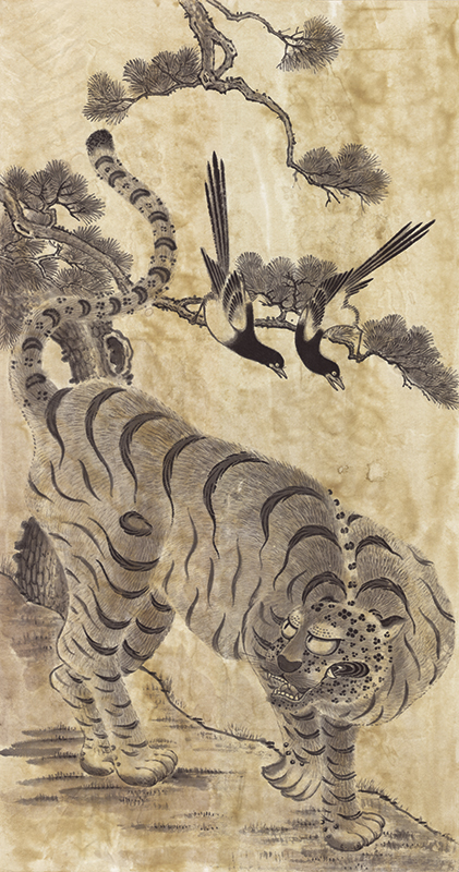 민화가인 - 호도병풍 1