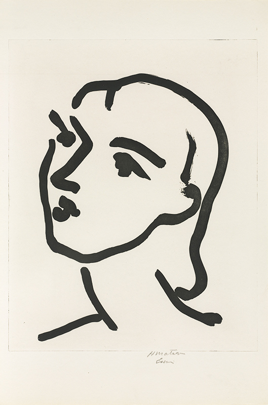 앙리 마티스 - Nadia With Smooth Hair