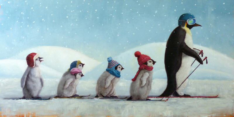 루시아 헤퍼넌 - Ski School (스타트업 협찬그림)