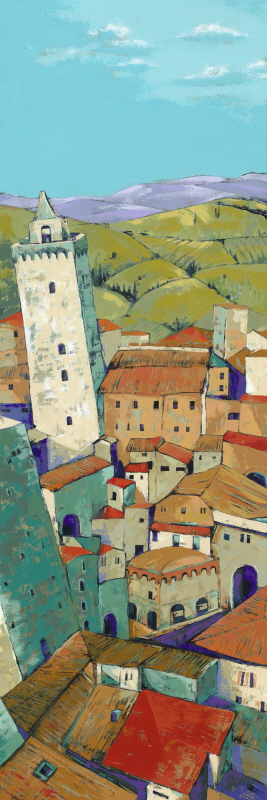 제인 헨리 파슨스 - Rooftops of San Gimignano