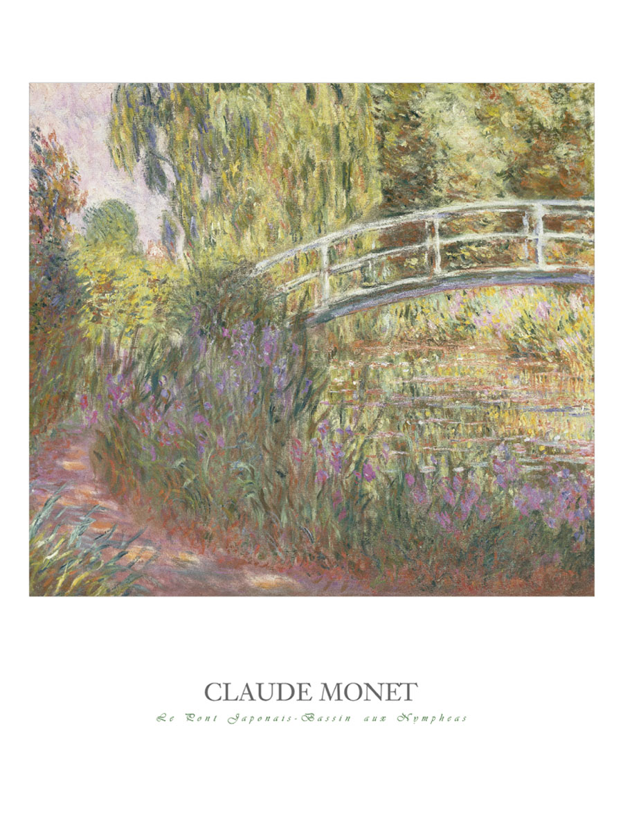 클로드 모네 - Le pont japonais-bassin aux nympheas