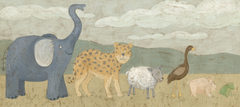 메건 미거 - Animals All in a Row I