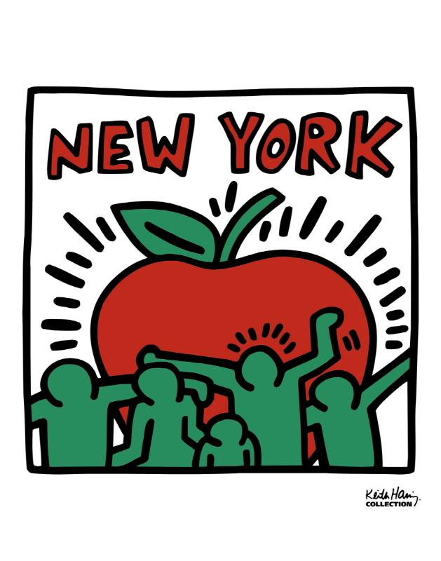 키스해링 - Untitled, 1989