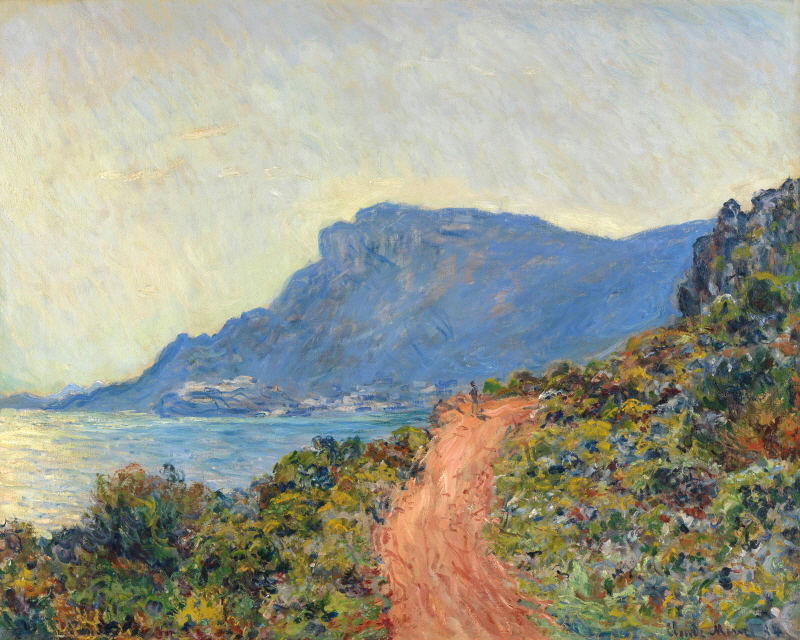 클로드 모네 - La Corniche near Monaco, 1884