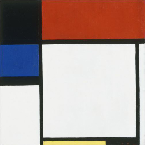 피에트 몬드리안 - Composition No. III / Fox Trot B with Black, Red, Blue and Yellow, 1929