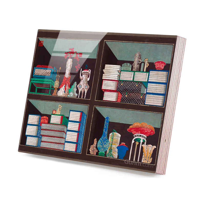 민화가인 - 책가도 2폭 1