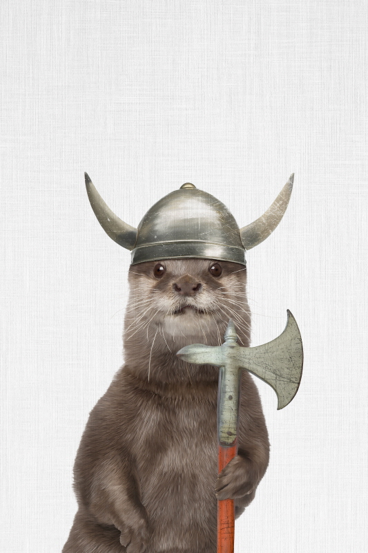 타이 프린트 - Otter