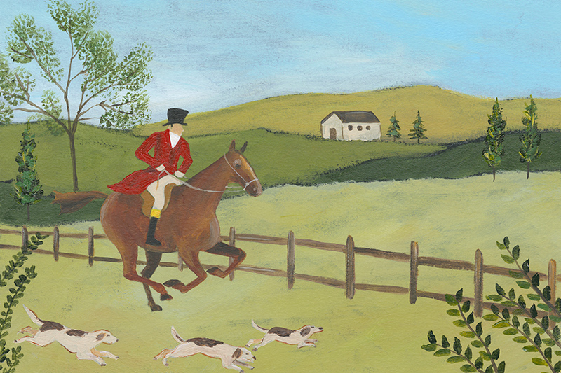 레지나 무어 - Folk Art Fox Hunt Ⅲ