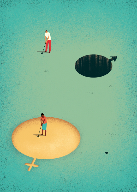 다비드 보나치 - Gender Inequality (스타트업 협찬그림)