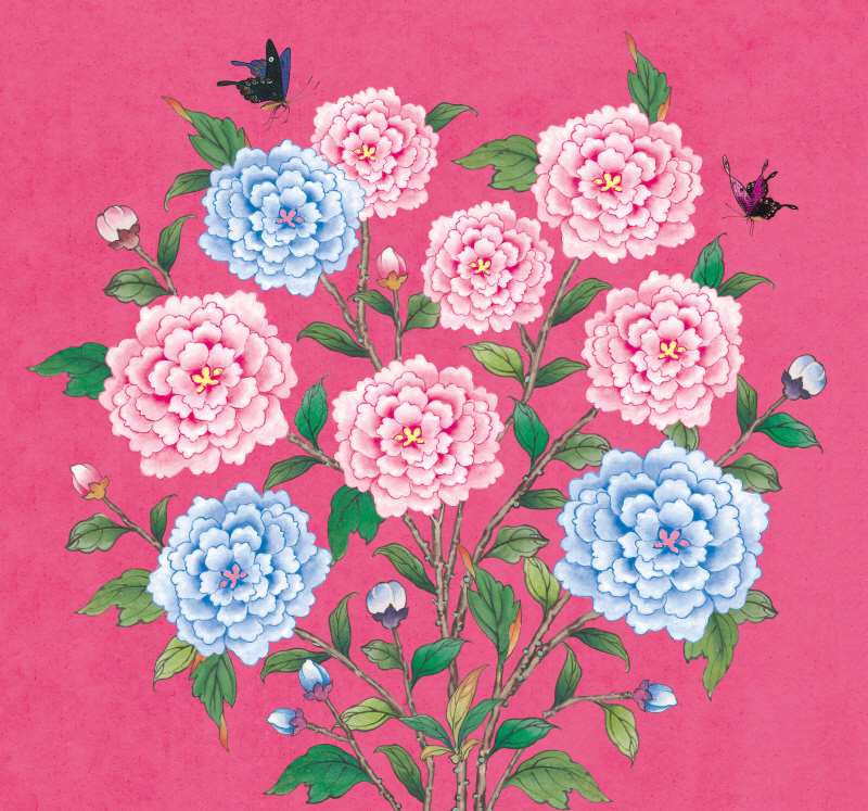 이숙자 - 꽃가지 연분홍 (스타트업 협찬그림)