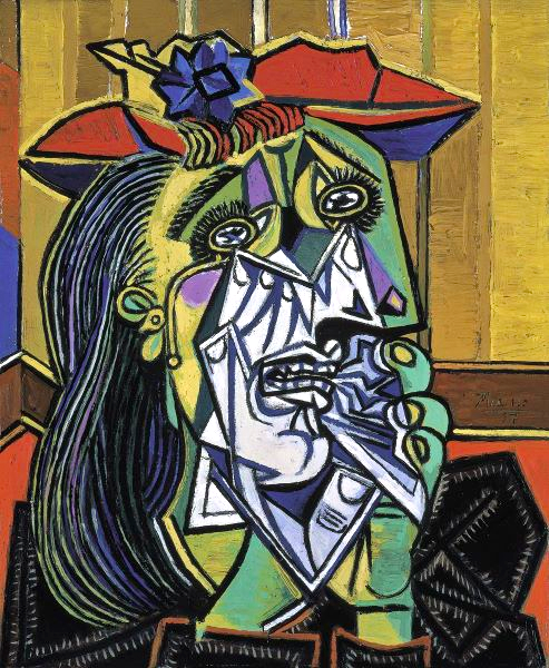 파블로 피카소 - Weeping Woman, 1937