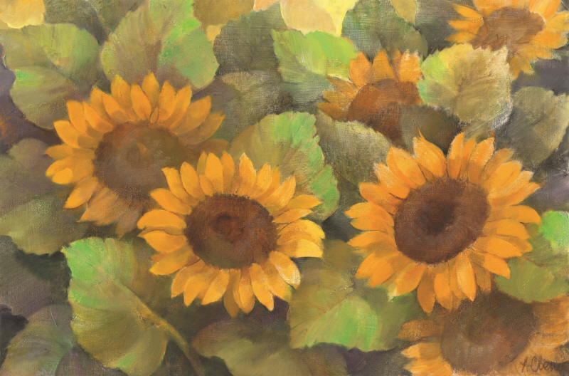 알베나 흐리스토바 - Lots of Sunflowers