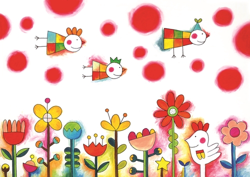 레드몽 - 꽃밭에서