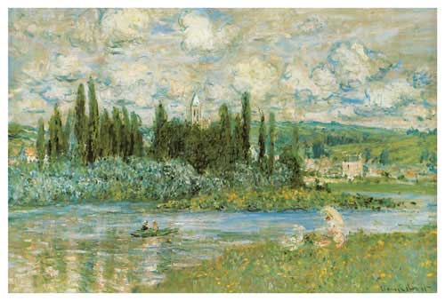 클로드 모네 - The Seine River