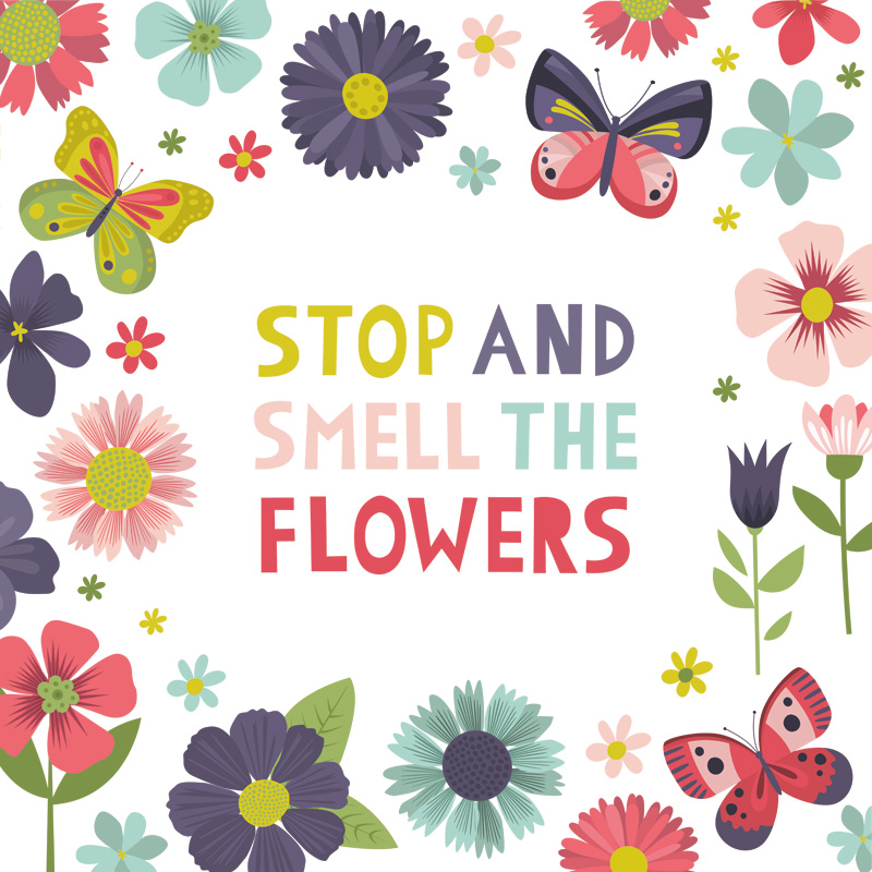 라마이 맥카탄 - Stop and Smell the Flowers on White