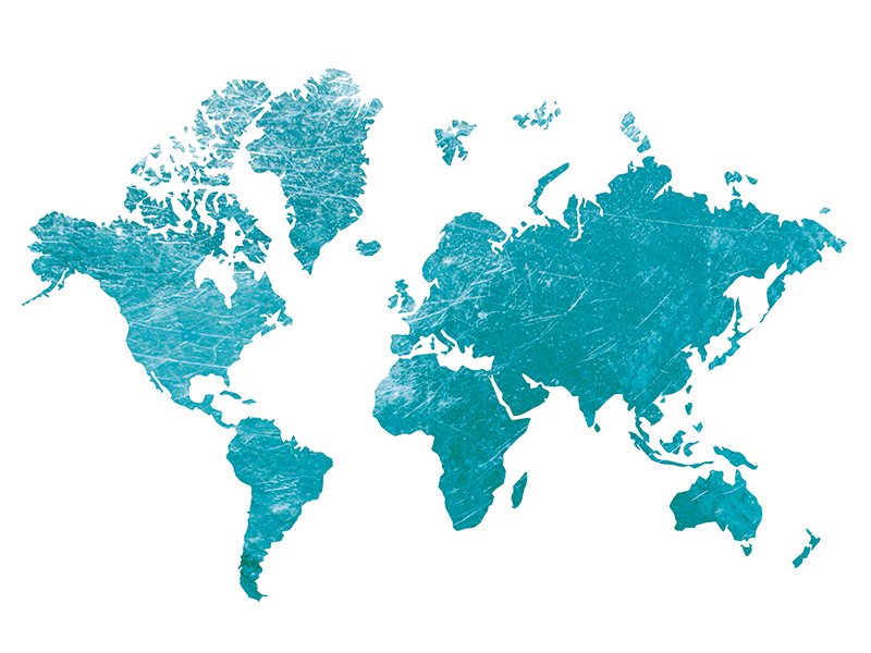 빅토리아 브라운 - Blue Foil Map