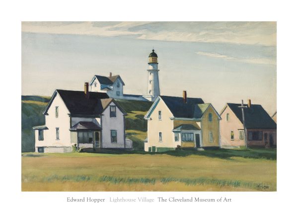 에드워드 호퍼 - Lighthouse Village (also known as Cape Elizabeth), 1929