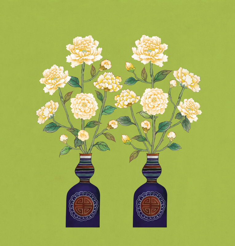 이숙자 - 사랑꽃병 여름 연두