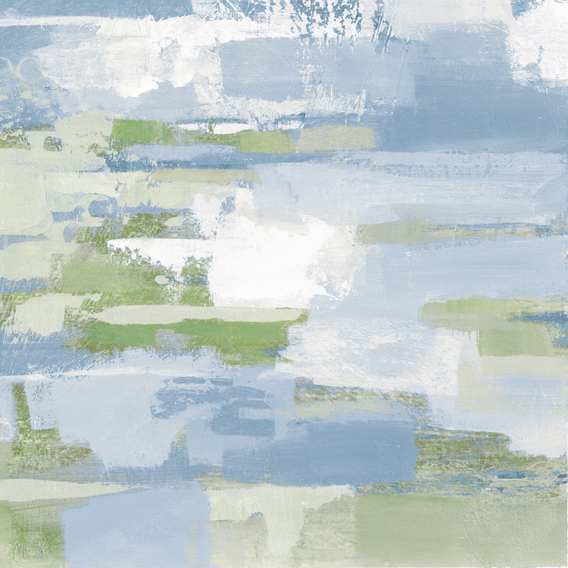 실비아 바실레바 - Urban Walkway III Blue and Green